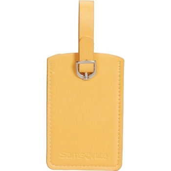 Samsonite Rectangle Luggage Tag 2x 121307 06 Yellow