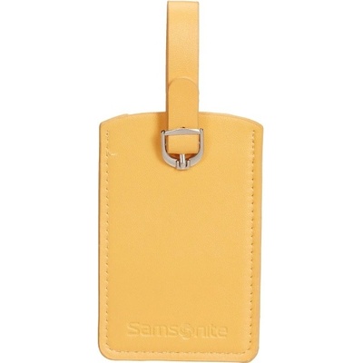 Samsonite Rectangle Luggage Tag 2x 121307 06 Yellow