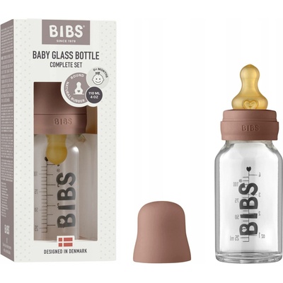 Bibs Baby Bottle Skleněná lahev Woodchuck 110 ml