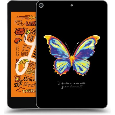 Picasee silikónový obal Apple iPad mini 2019 5. gen Diamanty prehľadný Black