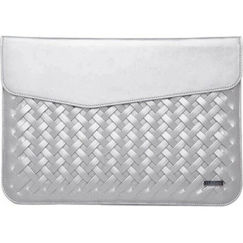 SES Luxusný obal z ekokože pre Apple MacBook Air 15,3 (2025,M4) - strieborný 17918