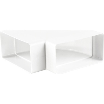 Image 1 of Dalap Правоъгълно хоризонтално PVC коляно 90°, 204x60 мм (8281)