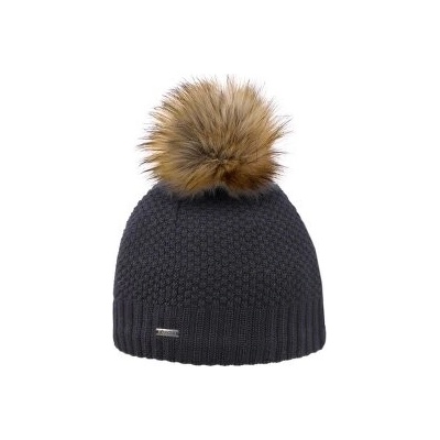 Kama Knitted merino beanie A166 black 110 černá