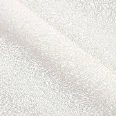 Teflonová látka na ubrusy TF-010 Ornamenty - smetanová - šířka 160 cm