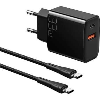 Xmart Комплект Зарядно устройство Xmart 1 x USB Type-C PD + 1 x USB QC и Type-C към Type-C кабел (19918)