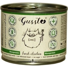 GUSSTO Cat Fresh Chicken pre mačky čerstvé kura 200 g