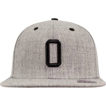 Urban Classics Шапка с козирка в сиво Letter Snapback OUB-10532-00359 - Сив, размер blk/L