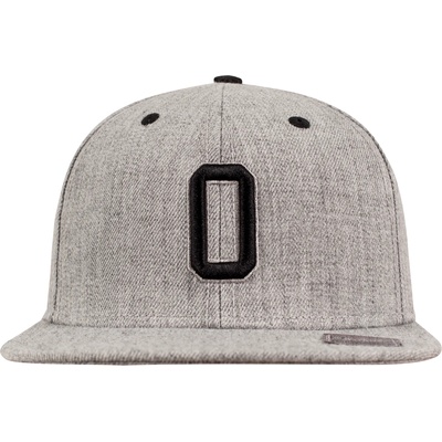 Urban Classics Шапка с козирка в сиво Letter Snapback OUB-10532-00359 - Сив, размер blk/Y