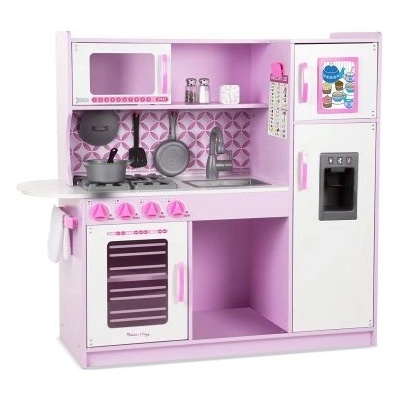 Melissa & Doug - Дървена кухня - Кухнята на главния готвач - Розова (14002)