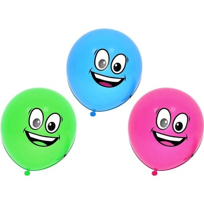 Wiky Balónek nafukovací s obličejem