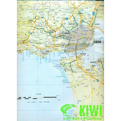 mapa Coast of Lisbon 1:160 t.