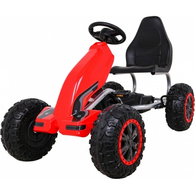 Mamido šlapací motokára Monster červená