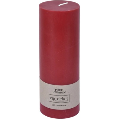 Ego dekor Червена приятелска свещ, време на горене 60 ч. Eco - Eco candles by Ego dekor (ZBC-3771065)