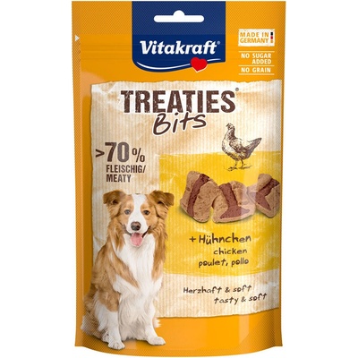 Vitakraft Treaties Bits výhodné balení: kuřecí 2 x 120 g