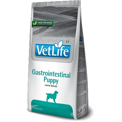 Farmina Vet Life Gastrointestinal Puppy - пълноценна диетична храна за подрастващи кученца за намаляване на остри чревни абсорбционни нарушения
