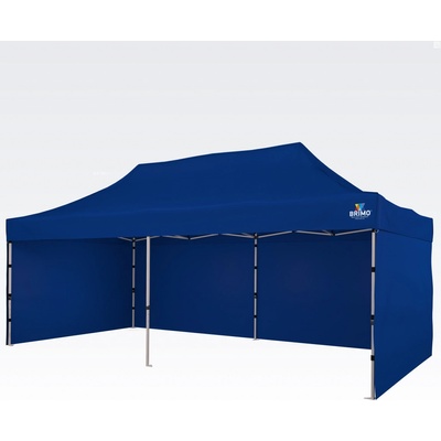 BRIMO Párty stan 3x6m 330g/m² s 3 stenami Modrá