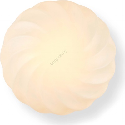 halo design 739547 - Настенно осветително тяло TWIST 3xG9/28W/230V Ø 35 см бяло/месинг (HO0085)