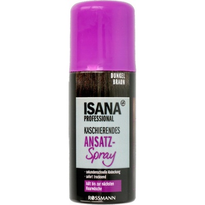 Isana Professional Sprej na odrosty tmavě hnědý 100 ml