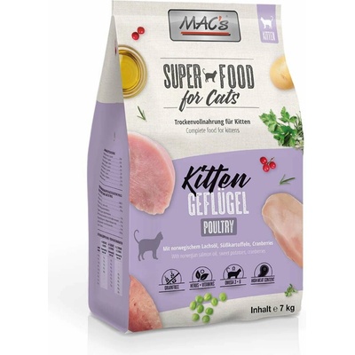 MAC's Cat pro koťata drůbež 2 x 7 kg