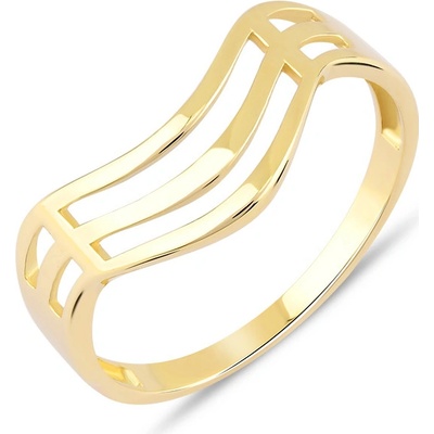 Lillian Vassago Celozlatý prsten LLV06 GR200