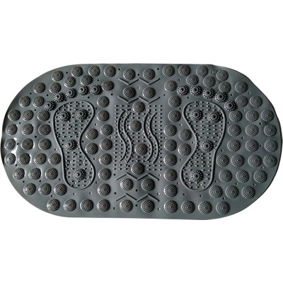 Modom Masážna protišmyková podložka do kúpeľne s magnetmi šedá 70 x 39 cm
