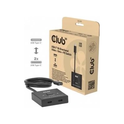 Club 3D Club3D USB-C Switch 21 10Gbps + 100W PD St/Bu retail