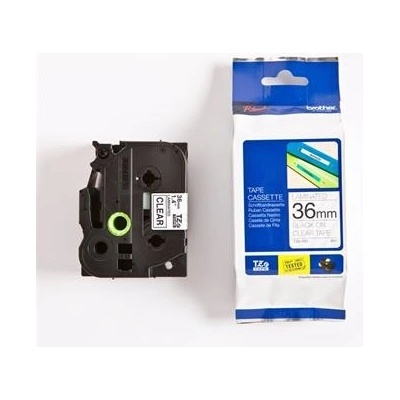 páska BROTHER TZ161 čierne písmo, transparentná páska Tape (36mm) (TZE161)