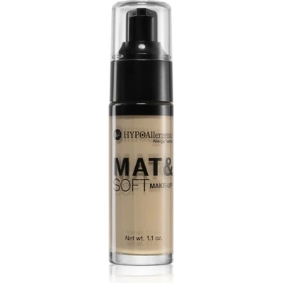 Bell Hypoallergenic Mat&Soft ľahký zmatňujúci make-up 02 Natural 30 ml