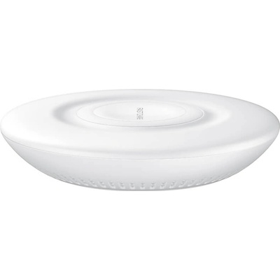 Samsung Wireless Charger Pad EP-P3100TBEGWW - поставка (пад) с Fast Charge за безжично захранване за Samsung Galaxy S20, Note 10 и QI съвместими устройства (бял)