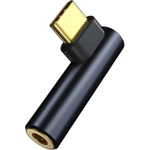 Planet Tech Универсален аудио адаптер Planet Tech, USB Type-C - 3.5 mm за Samsung, Apple, Huawei, Xiaomi, Oppo, Черен (Planet3.5Black)