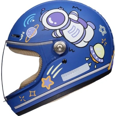 Dětská helma na elektrokoloběžku a kolo (46–52 cm) (Astronaut)
