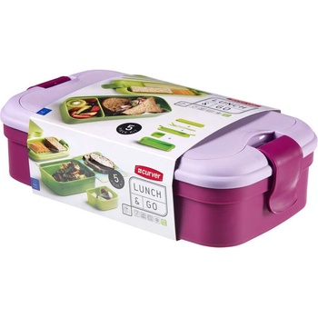 Curver box Lunch&Go fialový