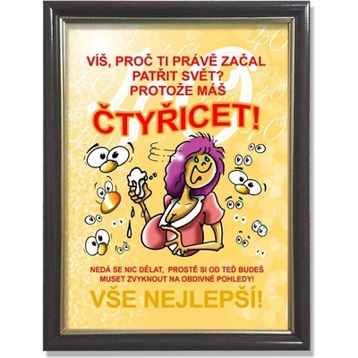 Rámeček - 40 Víš proč ti právě začal patřit svět