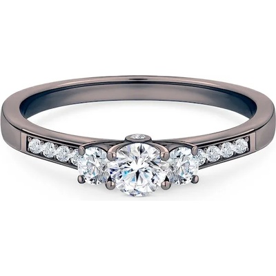 SAVICKI Годежен пръстен Dream: черно злато, диаманти