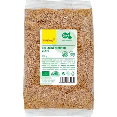 Wolfberry Lněné semínko zlaté BIO 500 g