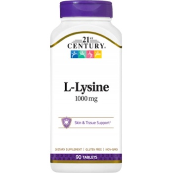 21st Century L-Lysine 1000 mg [90 Таблетки]