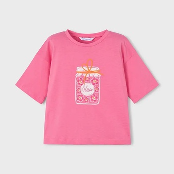 MAYORAL Тениска къс ръкав в розов цвят за мини момиче Mayoral