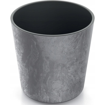 Prosperplast Květináč plast šedý 30 x 30 x 29,5 cm