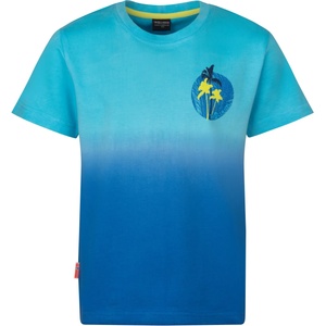 TROLLKIDS Детска тениска Trollkids Kid's Yttersand Beach T T-shirt - Pool Blue / Alpine Blue - размер 110 (EU) (704-4655-0213)