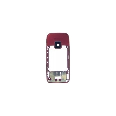 originální střední rám Nokia E65 červená
