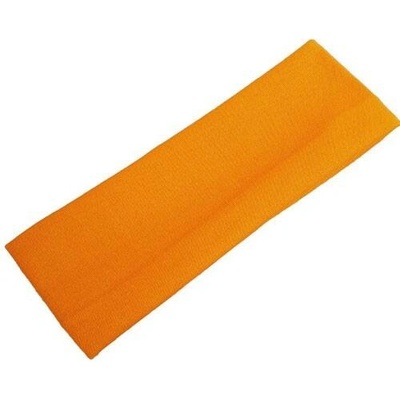RB-nakuplevne Látková elastická čelenka 6,5cm - oranžová