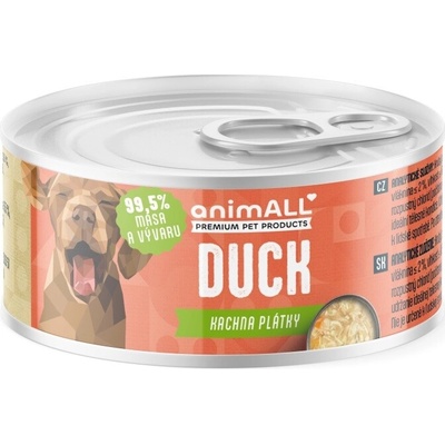 Animall Kachna plátky 10 x 80 g