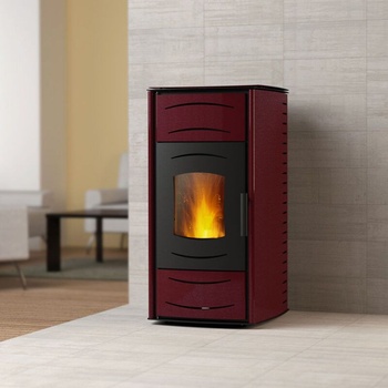MBS Thermo Pellet Wifi 20 kW red