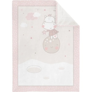 KikkaBoo Меко бебешко одеяло с шерпа Kikkaboo - Hippo Dreams, 80 х 110 сm (31103020137)