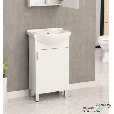 Inter Ceramic Долен стоящ pvc шкаф за баня icp 5035