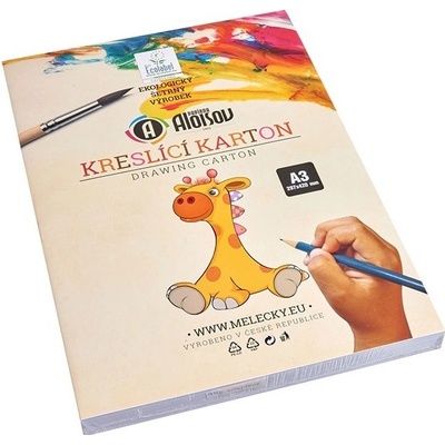 Kreslicí karton A3 Aloisov, 220 g, 200 listů