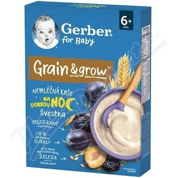 Gerber for Baby Nemléčná kaše na dobrou noc švestka 200 g
