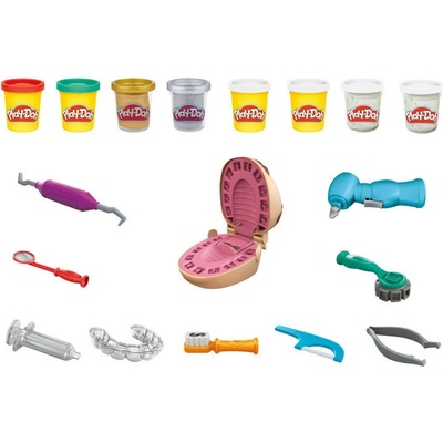 Play-Doh Игрален комплект Hasbro Play-Doh - Зъболекар (F1259)