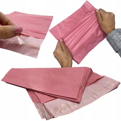 Růžové kurýrní obálky 4XL 450 × 550 mm, 50 kusů