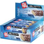 FIT SPO Delight+ | Protein Bar [12 x 60 грама] Бисквити с крем